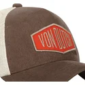 casquette-trucker-marron-bro-ct-von-dutch