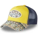 casquette-trucker-jaune-et-bleue-marine-eth02-von-dutch