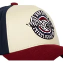 casquette-courbee-beige-bleue-et-rouge-snapback-vint02-von-dutch