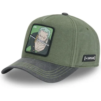 Casquette courbée verte snapback Roronoa Zoro OP4 ZOR One Piece Capslab