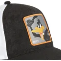 casquette-trucker-noire-et-blanche-daffy-duck-daf2-ct-looney-tunes-capslab