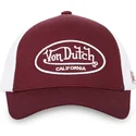 casquette-trucker-rouge-et-blanche-ajustable-lof-b15-von-dutch