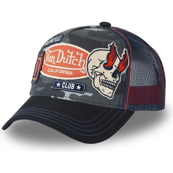 Casquette trucker camouflage PATCHES02 Von Dutch