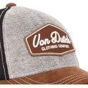 casquette-trucker-grise-noire-et-marron-lea01-von-dutch