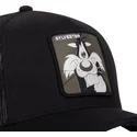 casquette-trucker-noire-sylvestre-loo10-syl-looney-tunes-capslab