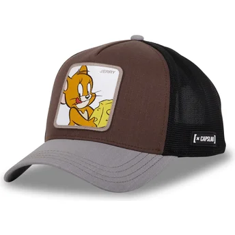 Casquette trucker marron, noire et grise Jerry TAJ5 TJ1 Looney Tunes Capslab