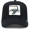 casquette-trucker-noire-deadly-the-deadliest-scorpion-the-farm-goorin-bros