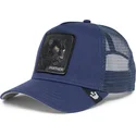 casquette-trucker-bleue-marine-panthere-the-black-panther-the-farm-goorin-bros