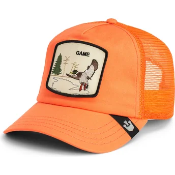 Casquette trucker orange canard Game Maybe Park Range The Farm Goorin Bros.