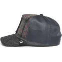 casquette-trucker-grise-panthere-moonpanther-uk-plaid-the-farm-goorin-bros