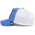 casquette-trucker-bleue-et-blanche-cheval-stallion-horsepower-puff-patent-the-farm-goorin-bros