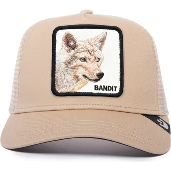 Casquette trucker marron claire The Bandit Coyote The Farm Goorin Bros.