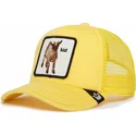 casquette-trucker-jaune-pour-enfant-chevre-kid-kid-the-farm-goorin-bros