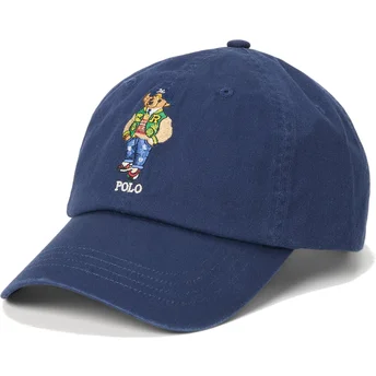 Casquette courbée bleue marine ajustable Polo Bear Twill Polo Ralph Lauren