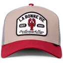 casquette-trucker-beige-grise-et-rouge-la-bonne-vie-hft-djinns