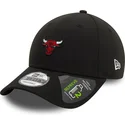 casquette-courbee-noire-ajustable-9forty-repreve-mini-logo-chicago-bulls-nba-new-era