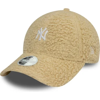 Casquette courbée beige ajustable pour femme 9FORTY Borg...