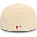 casquette-courbee-beige-et-bleue-marine-ajustee-59fifty-low-profile-cord-new-york-yankees-mlb-new-era