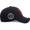 casquette-courbee-bleue-marine-ajustable-9forty-side-patch-boston-red-sox-mlb-new-era