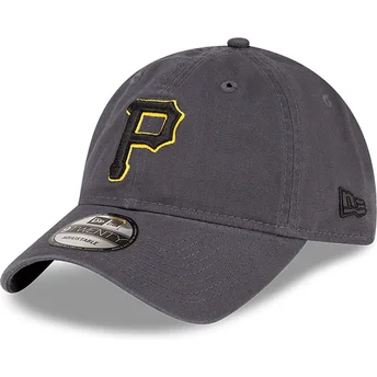 Casquette courbée grise ajustable 9TWENTY Core Classic Pittsburgh Pirates MLB New Era