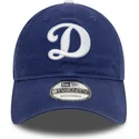 casquette-courbee-bleue-ajustable-9twenty-core-classic-los-angeles-dodgers-mlb-new-era