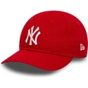 casquette-courbee-rouge-ajustable-pour-enfant-9forty-league-essential-inf-new-york-yankees-mlb-new-era