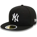 casquette-plate-noire-ajustee-pour-enfant-59fifty-new-york-yankees-mlb-new-era