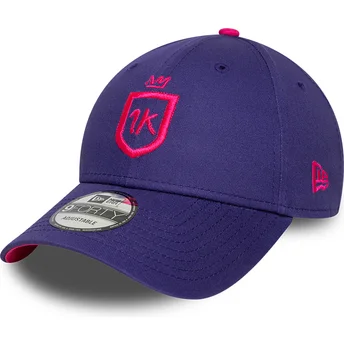 Casquette courbée violette ajustable 9FORTY Core 1K FC Kings League New Era