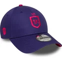 casquette-courbee-violette-ajustable-9forty-core-1k-fc-kings-league-new-era