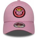 casquette-courbee-rose-ajustable-9forty-core-porcinos-fc-kings-league-new-era