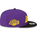 casquette-plate-violette-et-noire-snapback-9fifty-statement-los-angeles-lakers-nba-new-era