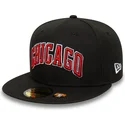 casquette-plate-noire-ajustee-59fifty-statement-chicago-bulls-nba-new-era