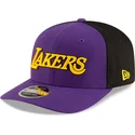 casquette-courbee-violette-et-noire-snapback-9seventy-statement-stretch-snap-los-angeles-lakers-nba-new-era