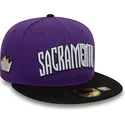 casquette-plate-violette-et-noire-ajustee-59fifty-classic-sacramento-kings-nba-new-era