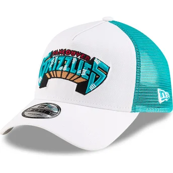 Casquette trucker blanche et verte A Frame Classic Memphis Grizzlies NBA New Era