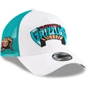 casquette-trucker-blanche-et-verte-a-frame-classic-memphis-grizzlies-nba-new-era