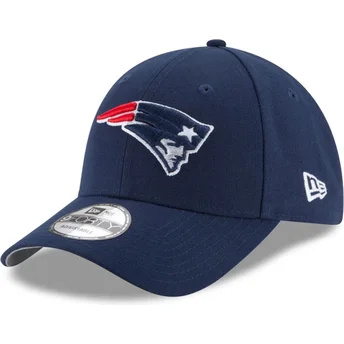 Casquette courbée bleue marine ajustable 9FORTY The League New England Patriots NFL New Era