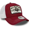 casquette-trucker-rouge-et-blanche-9forty-a-frame-vintage-pine-aged-lager-new-era