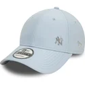 casquette-courbee-bleue-claire-ajustable-9forty-flawless-new-york-yankees-mlb-new-era