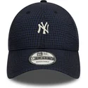 casquette-courbee-bleue-marine-ajustable-9forty-seersucker-new-york-yankees-mlb-new-era