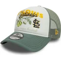 casquette-trucker-verte-9forty-a-frame-fruit-graphic-st-louis-cardinals-mlb-new-era