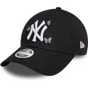 casquette-courbee-noire-ajustable-pour-femme-9twenty-icon-butterflies-new-york-yankees-mlb-new-era