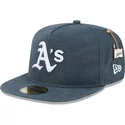 casquette-plate-verte-ajustee-59fifty-a-frame-championship-side-flag-oakland-athletics-mlb-new-era