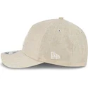 casquette-courbee-beige-snapback-9forty-m-crown-a-frame-cotton-weave-new-york-yankees-mlb-new-era