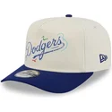 casquette-courbee-blanche-et-bleue-snapback-golfer-team-scribble-los-angeles-dodgers-mlb-new-era