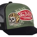 casquette-trucker-verte-et-noire-patches05-von-dutch