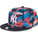 casquette-plate-multicolore-snapback-9fifty-printed-spring-training-fan-pack-2025-new-york-yankees-mlb-new-era