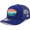 casquette-trucker-bleue-9seventy-stretch-snap-mesh-spring-training-fan-pack-2025-los-angeles-dodgers-mlb-new-era