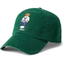 casquette-courbee-verte-ajustable-classic-sport-polo-bear-polo-ralph-lauren