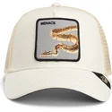 casquette-trucker-beige-serpent-menace-deadly-companion-core-canvas-the-farm-goorin-bros